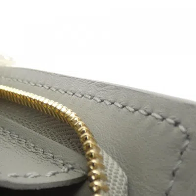 Pre-owned Louis Vuitton Gray Leather Wallet (bi-fold) ()