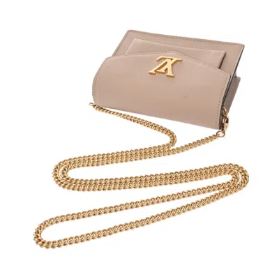Pre-owned Louis Vuitton Grayish Leather Shoulder Bag ()