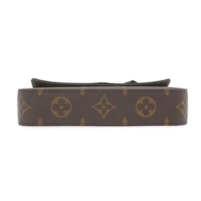 Pre-owned Louis Vuitton Green Monogram Pochette Shoulder Bag ()