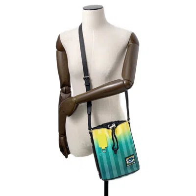 Pre-owned Louis Vuitton Green Yellow Shoulder Bag ()