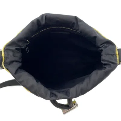 Pre-owned Louis Vuitton Green Yellow Shoulder Bag ()