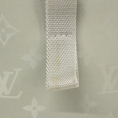 Pre-owned Louis Vuitton Gris Canvas Backpack () In Gray