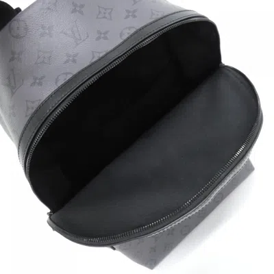 Pre-owned Louis Vuitton Gris Turquoise Coated Canvas Backpack ()