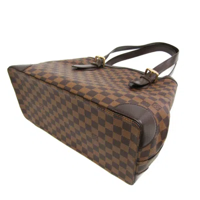 Pre-owned Louis Vuitton Hampstead Brown Canvas Tote Bag ()