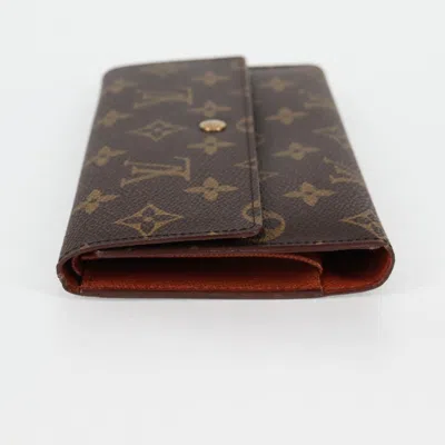 Pre-owned Louis Vuitton International Brown Canvas Wallet  ()