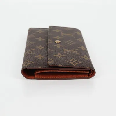Pre-owned Louis Vuitton International Brown Canvas Wallet  ()