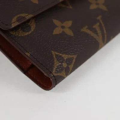 Pre-owned Louis Vuitton International Brown Canvas Wallet  ()