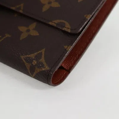 Pre-owned Louis Vuitton International Brown Canvas Wallet  ()