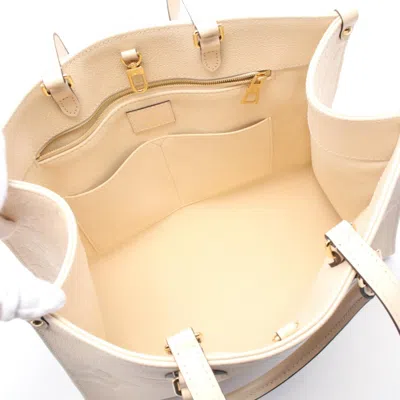 Pre-owned Louis Vuitton Ivory Monogram Empreinte Tote Bag () In White