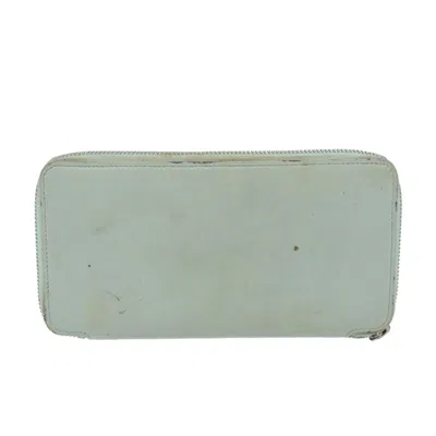 Pre-owned Louis Vuitton Jena Blue Leather Wallet  ()