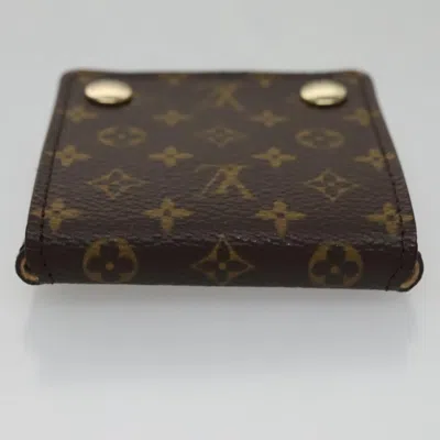 Pre-owned Louis Vuitton Jewelry Case Brown Canvas Wallet  ()