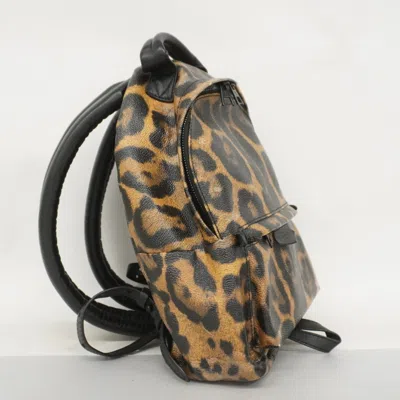 Pre-owned Louis Vuitton Leopard Backpack () In Brown