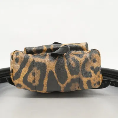 Pre-owned Louis Vuitton Leopard Backpack () In Brown
