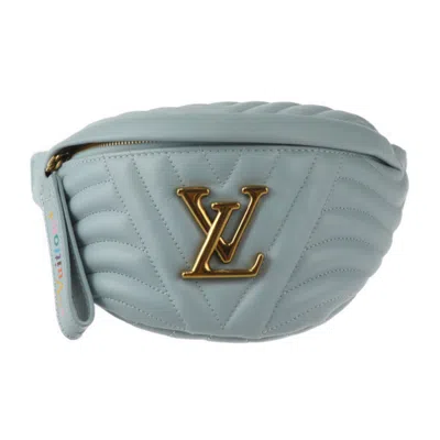 Pre-owned Louis Vuitton Light Blue Leather Fanny Pack Shoulder Bag ()