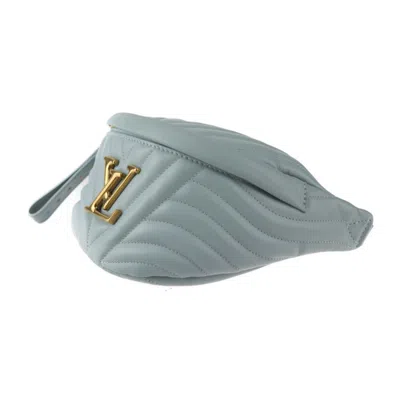 Pre-owned Louis Vuitton Light Blue Leather Fanny Pack Shoulder Bag ()