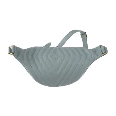 Pre-owned Louis Vuitton Light Blue Leather Fanny Pack Shoulder Bag ()