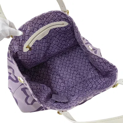 Pre-owned Louis Vuitton Lilac Purple Canvas Tote Bag ()