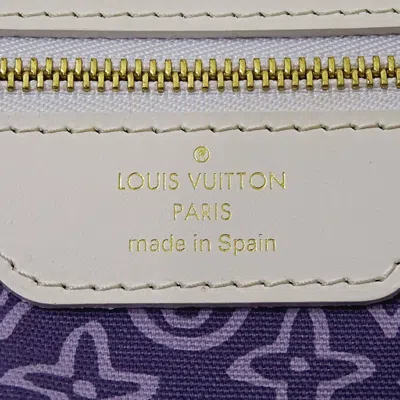 Pre-owned Louis Vuitton Lilac Purple Canvas Tote Bag ()