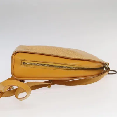 Pre-owned Louis Vuitton Mabillon Yellow Leather Backpack Bag ()