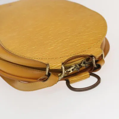 Pre-owned Louis Vuitton Mabillon Yellow Leather Backpack Bag ()