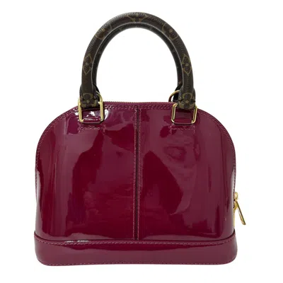 Pre-owned Louis Vuitton Magenta Vernis Handbag Shoulder Bag () In Purple