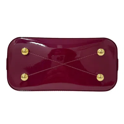 Pre-owned Louis Vuitton Magenta Vernis Handbag Shoulder Bag () In Purple