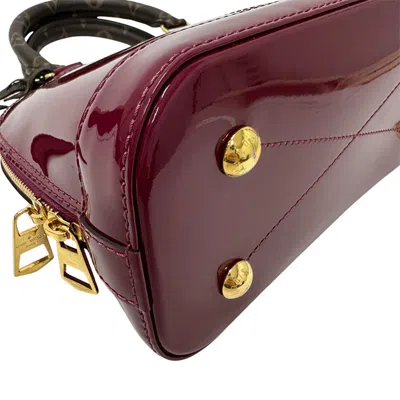 Pre-owned Louis Vuitton Magenta Vernis Handbag Shoulder Bag () In Purple