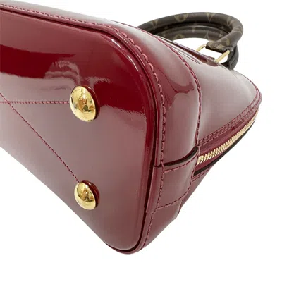 Pre-owned Louis Vuitton Magenta Vernis Handbag Shoulder Bag () In Purple