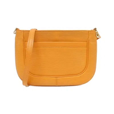 Pre-owned Louis Vuitton Mandarin Leather Shoulder Bag () In Orange