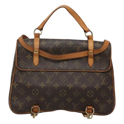 Pre-owned Louis Vuitton Marelle Brown Canvas Backpack Bag ()