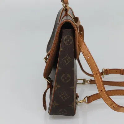 Pre-owned Louis Vuitton Marelle Brown Canvas Backpack Bag ()