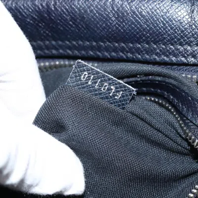 Pre-owned Louis Vuitton Marin Navy Leather Tote Bag () In Blue