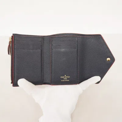 Pre-owned Louis Vuitton Marine Rouge Wallet (tri-fold) () In Red