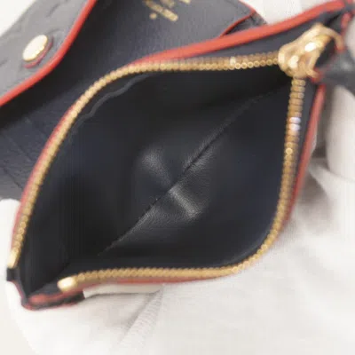 Pre-owned Louis Vuitton Marine Rouge Wallet (tri-fold) () In Red