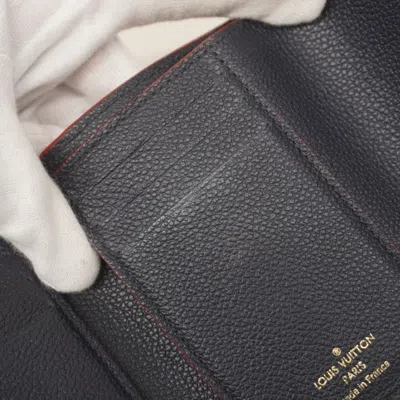 Pre-owned Louis Vuitton Marine Rouge Wallet (tri-fold) () In Red