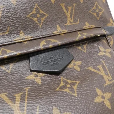 Pre-owned Louis Vuitton Marron Coated Canvas Backpack () In Brown
