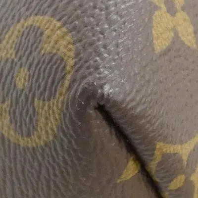 Pre-owned Louis Vuitton Marron Coated Canvas Backpack () In Brown