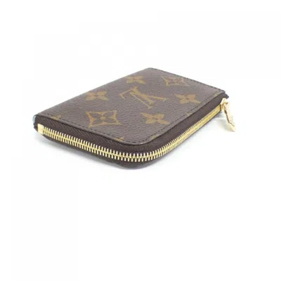 Pre-owned Louis Vuitton Marron Coated Canvas Coin Purse/coin Case () In Brown