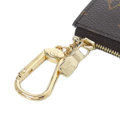 Pre-owned Louis Vuitton Marron Coated Canvas Coin Purse/coin Case () In Brown