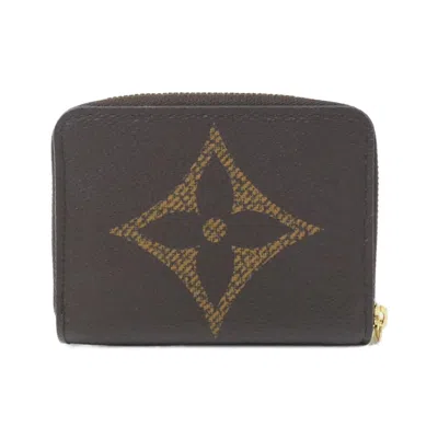 Pre-owned Louis Vuitton Marron Coated Canvas Coin Purse/coin Case () In Brown