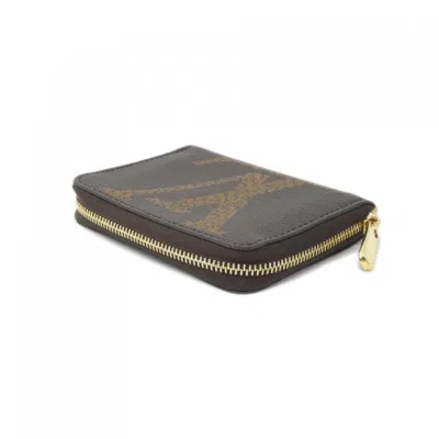 Pre-owned Louis Vuitton Marron Coated Canvas Coin Purse/coin Case () In Brown