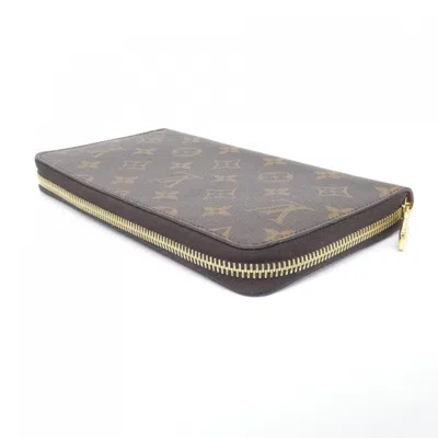 Pre-owned Louis Vuitton Marron Monogram Monogram Long Wallet (bi-fold) () In Brown