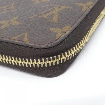 Pre-owned Louis Vuitton Marron Monogram Monogram Long Wallet (bi-fold) () In Brown