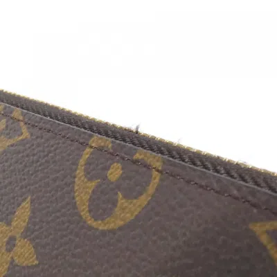 Pre-owned Louis Vuitton Marron Monogram Monogram Long Wallet (bi-fold) () In Brown