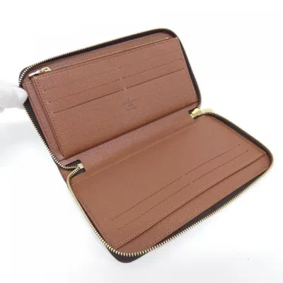 Pre-owned Louis Vuitton Marron Monogram Monogram Long Wallet (bi-fold) () In Brown