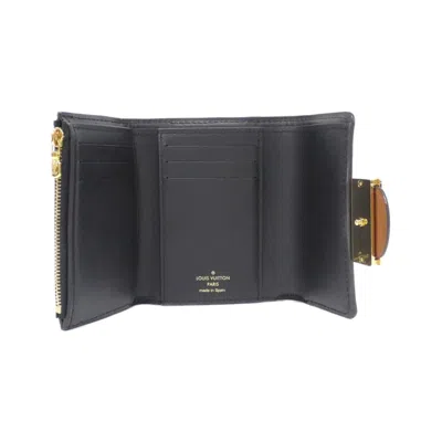 Pre-owned Louis Vuitton Marron Monogram Monogram Reverse Wallet (tri-fold) () In Brown