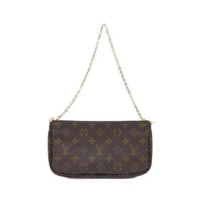 Pre-owned Louis Vuitton Marron Monogram Rose Rose Clair Monogram Pochette Pouch Shoulder Bag ()