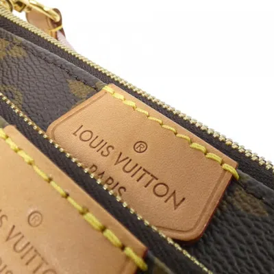 Pre-owned Louis Vuitton Marron Monogram Rose Rose Clair Monogram Pochette Pouch Shoulder Bag ()