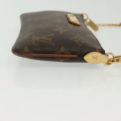 Pre-owned Louis Vuitton Milla Brown Canvas Clutch Bag ()