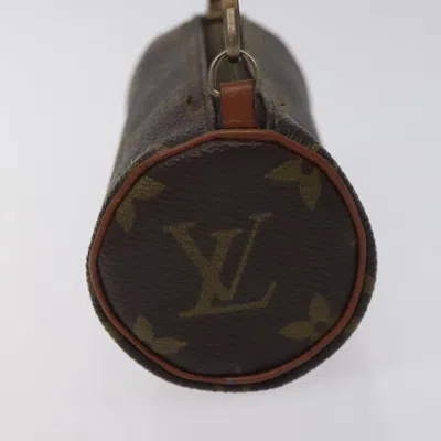 Pre-owned Louis Vuitton Mini Baby Papillon Brown Canvas Clutch Bag ()